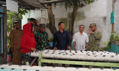 Danrem 084/BJ Blusukan ke Kampung Pancasila di Sidoarjo, Perkuat Nilai Kebangsaan